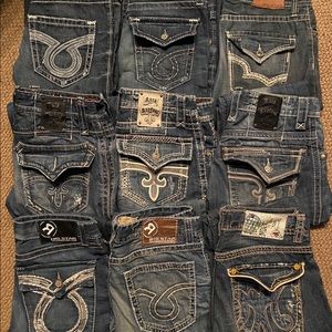 Men’s Rock Revival AND Big Star Jeans Bundle